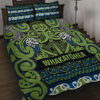 Aotearoa Iwi Whakatohea Quilt Bed Set Maori Wharenui House Tribal Pattern LT9 Olive green - Polynesian Pride