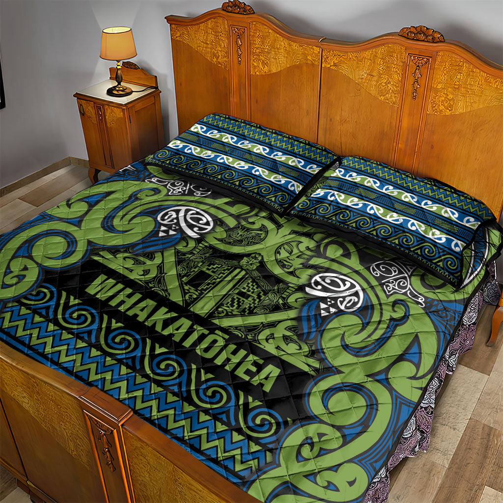 Aotearoa Iwi Whakatohea Quilt Bed Set Maori Wharenui House Tribal Pattern LT9 - Polynesian Pride