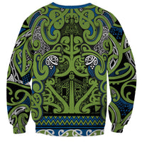 Aotearoa Iwi Whakatohea Sweatshirt Maori Wharenui House Tribal Pattern LT9 - Polynesian Pride