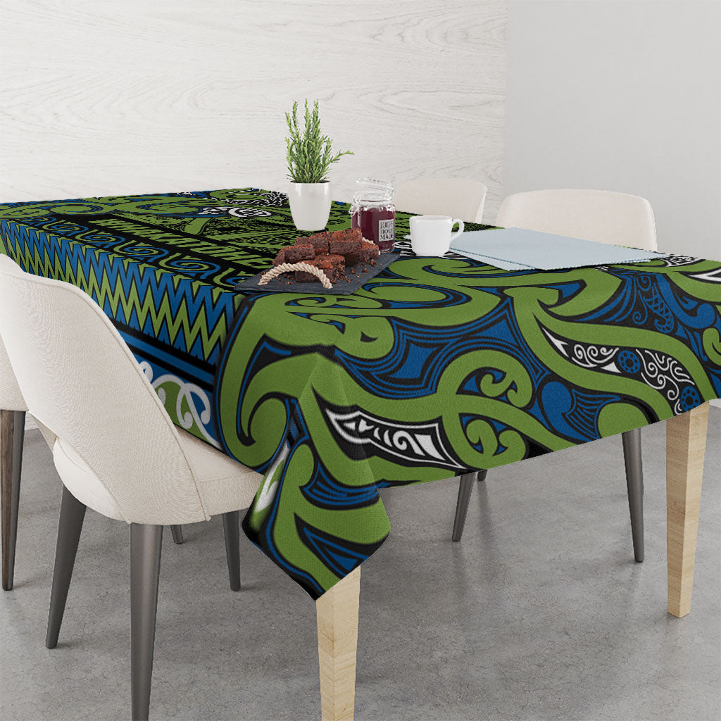 Aotearoa Iwi Whakatohea Tablecloth Maori Wharenui House Tribal Pattern LT9 - Polynesian Pride