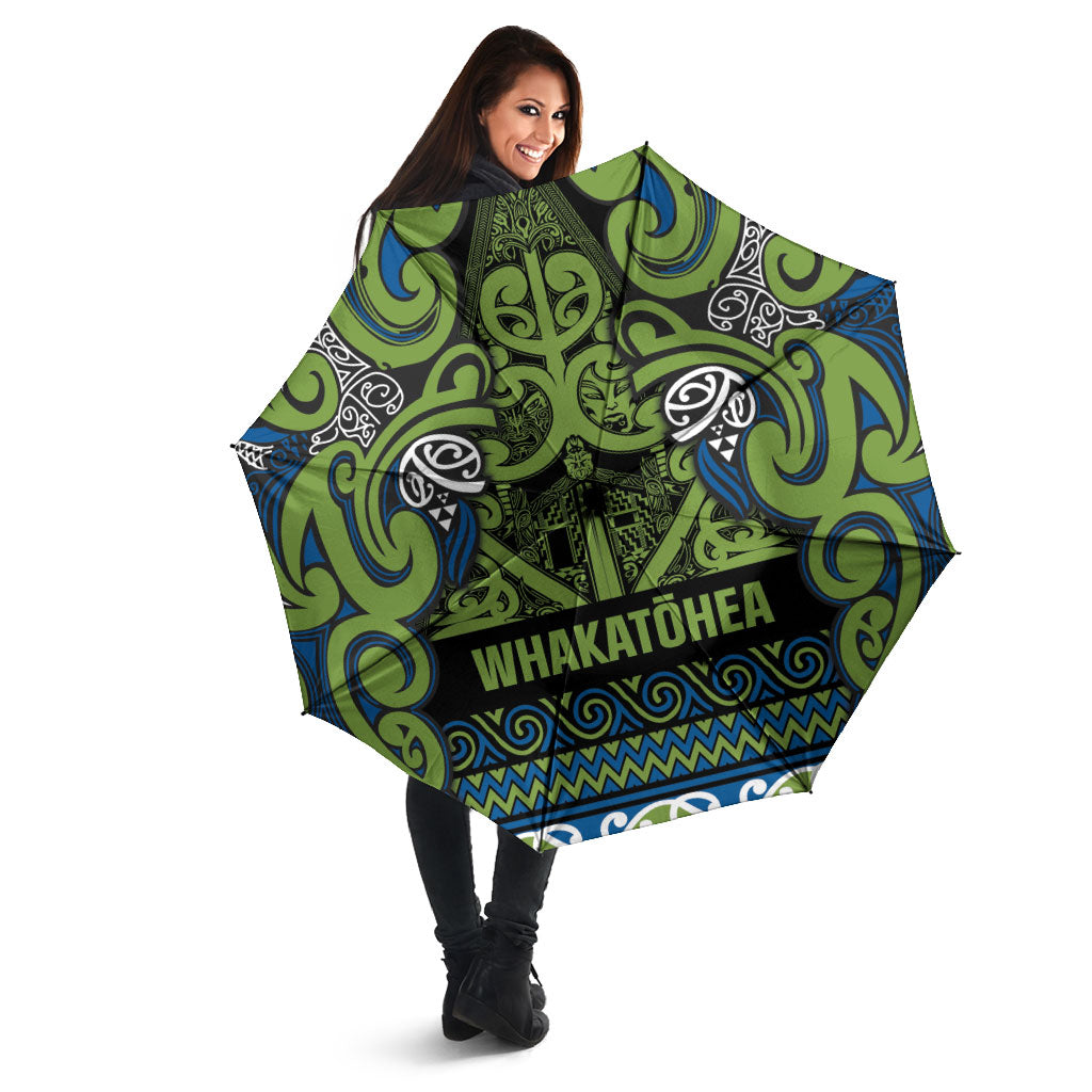 Aotearoa Iwi Whakatohea Umbrella Maori Wharenui House Tribal Pattern LT9 - Polynesian Pride