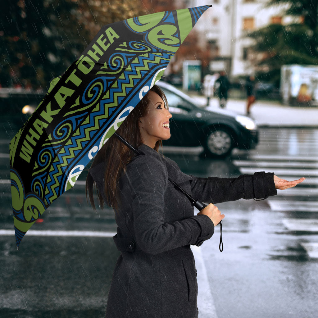 Aotearoa Iwi Whakatohea Umbrella Maori Wharenui House Tribal Pattern LT9 - Polynesian Pride