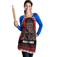 Aotearoa Iwi Ngati Awa Apron Maori Wharenui House Tribal Pattern LT9 - Polynesian Pride