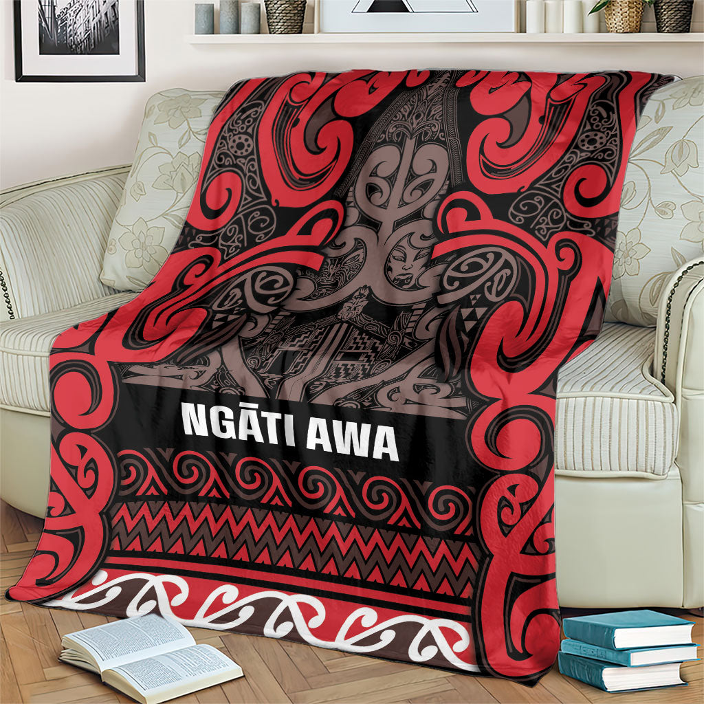 Aotearoa Iwi Ngati Awa Blanket Maori Wharenui House Tribal Pattern LT9 - Polynesian Pride