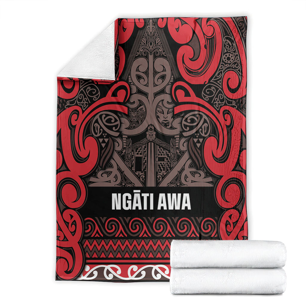 Aotearoa Iwi Ngati Awa Blanket Maori Wharenui House Tribal Pattern LT9 - Polynesian Pride