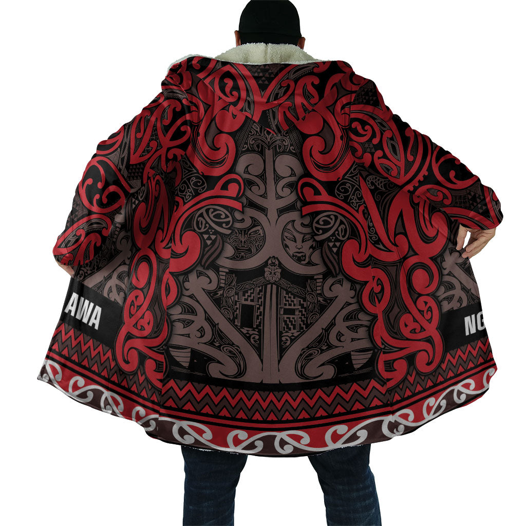 Aotearoa Iwi Ngati Awa Cloak Maori Wharenui House Tribal Pattern LT9 - Polynesian Pride