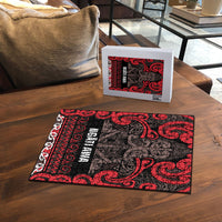 Aotearoa Iwi Ngati Awa Puzzle Maori Wharenui House Tribal Pattern LT9 - Polynesian Pride