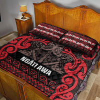 Aotearoa Iwi Ngati Awa Quilt Bed Set Maori Wharenui House Tribal Pattern LT9 - Polynesian Pride