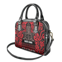 Aotearoa Iwi Ngati Awa Shoulder Handbag Maori Wharenui House Tribal Pattern LT9 - Polynesian Pride