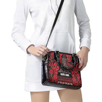 Aotearoa Iwi Ngati Awa Shoulder Handbag Maori Wharenui House Tribal Pattern LT9 - Polynesian Pride