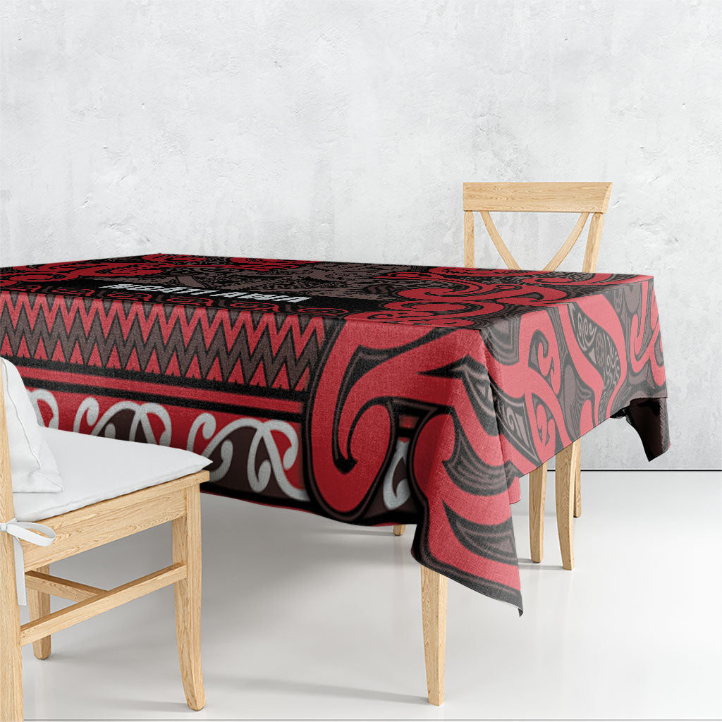 Aotearoa Iwi Ngati Awa Tablecloth Maori Wharenui House Tribal Pattern LT9 - Polynesian Pride