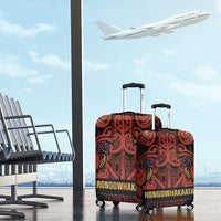 Aotearoa Iwi Rongowhakaata Luggage Cover Maori Wharenui House Tribal Pattern LT9 - Polynesian Pride
