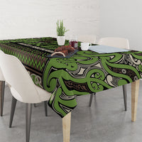 Aotearoa Iwi Ngati Raukawa Tablecloth Maori Wharenui House Tribal Pattern LT9 - Polynesian Pride