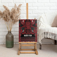 Aotearoa Iwi Ngati Toa Canvas Wall Art Maori Wharenui House Tribal Pattern LT9 - Polynesian Pride