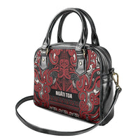 Aotearoa Iwi Ngati Toa Shoulder Handbag Maori Wharenui House Tribal Pattern LT9 - Polynesian Pride