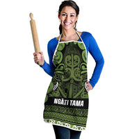 Aotearoa Iwi Ngāti Tama ki Taranaki Trust Apron Maori Wharenui House Tribal Pattern LT9 - Polynesian Pride