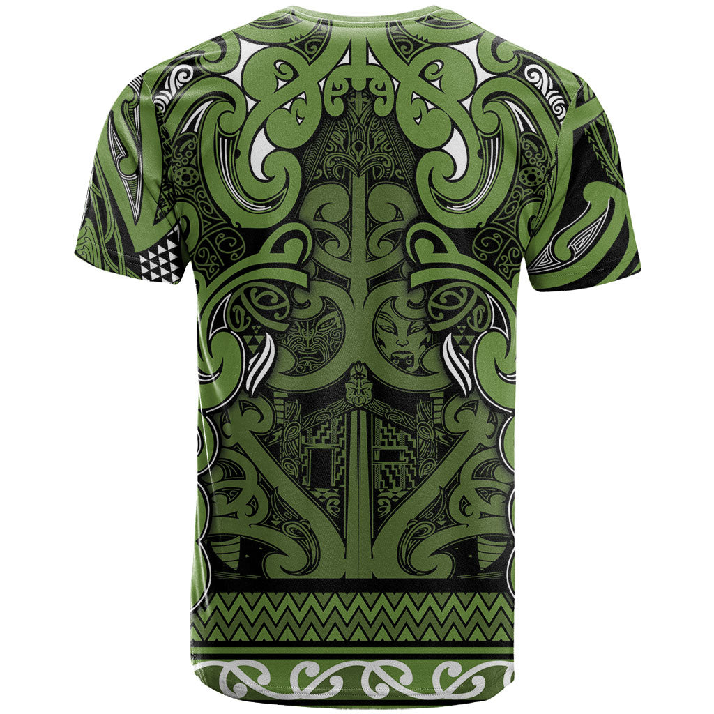 Aotearoa Iwi Ngāti Tama ki Taranaki Trust T Shirt Maori Wharenui House Tribal Pattern LT9 - Polynesian Pride