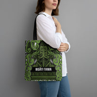 Aotearoa Iwi Ngāti Tama ki Taranaki Trust Tote Bag Maori Wharenui House Tribal Pattern LT9 - Polynesian Pride