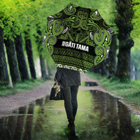 Aotearoa Iwi Ngāti Tama ki Taranaki Trust Umbrella Maori Wharenui House Tribal Pattern LT9 - Polynesian Pride