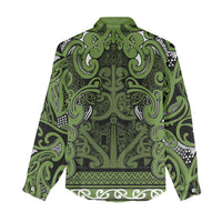 Aotearoa Iwi Ngāti Tama ki Taranaki Trust Women Casual Shirt Maori Wharenui House Tribal Pattern LT9 - Polynesian Pride