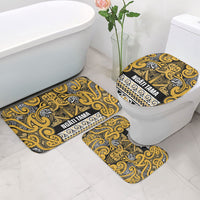 Aotearoa Iwi Ngāti Tama ki Te Waipounamu Trust Bathroom Set Maori Wharenui House Tribal Pattern LT9 - Polynesian Pride