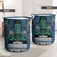Aotearoa Iwi Ngati Mutunga Laundry Basket Maori Wharenui House Tribal Pattern LT9 - Polynesian Pride