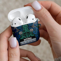 Aotearoa Iwi Ngati Mutunga AirPods Case Maori Wharenui House Tribal Pattern LT9 - Polynesian Pride