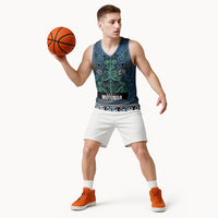 Aotearoa Iwi Ngati Mutunga Basketball Jersey Maori Wharenui House Tribal Pattern LT9 - Polynesian Pride