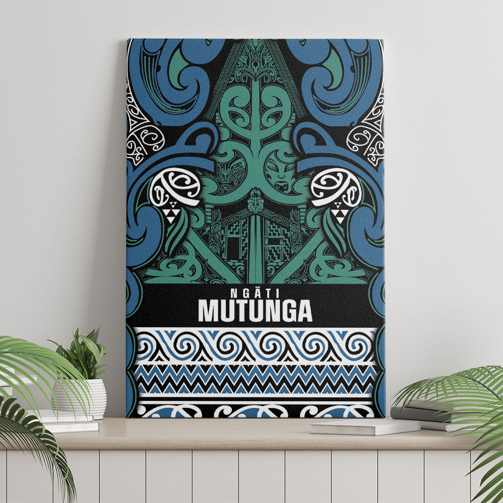 Aotearoa Iwi Ngati Mutunga Canvas Wall Art Maori Wharenui House Tribal Pattern LT9 - Polynesian Pride