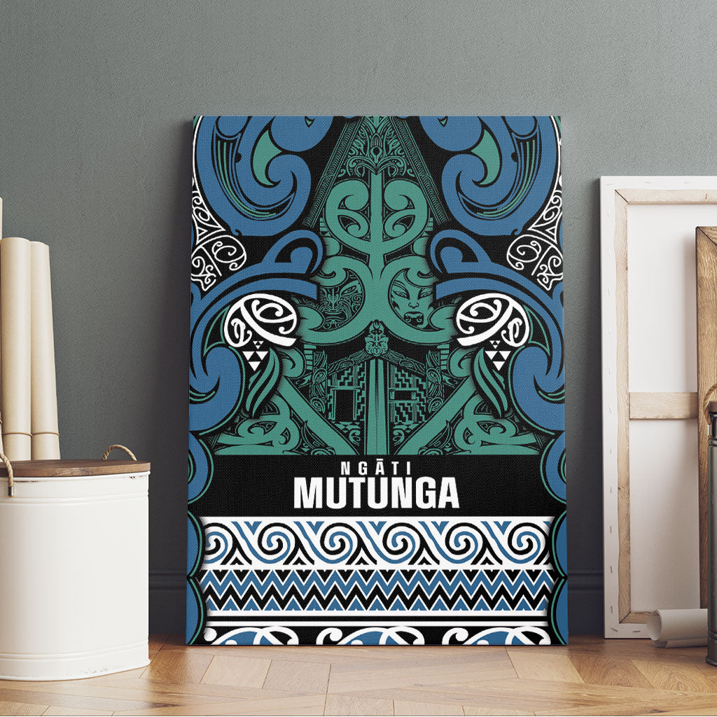 Aotearoa Iwi Ngati Mutunga Canvas Wall Art Maori Wharenui House Tribal Pattern LT9 - Polynesian Pride