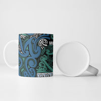 Aotearoa Iwi Ngati Mutunga Ceramic Mug Maori Wharenui House Tribal Pattern LT9 - Polynesian Pride