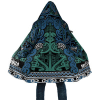 Aotearoa Iwi Ngati Mutunga Cloak Maori Wharenui House Tribal Pattern LT9 Unisex Ocean Blue - Polynesian Pride