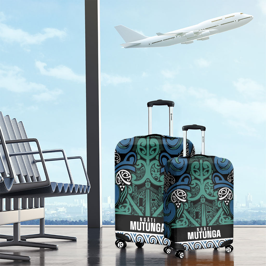 Aotearoa Iwi Ngati Mutunga Luggage Cover Maori Wharenui House Tribal Pattern LT9 - Polynesian Pride