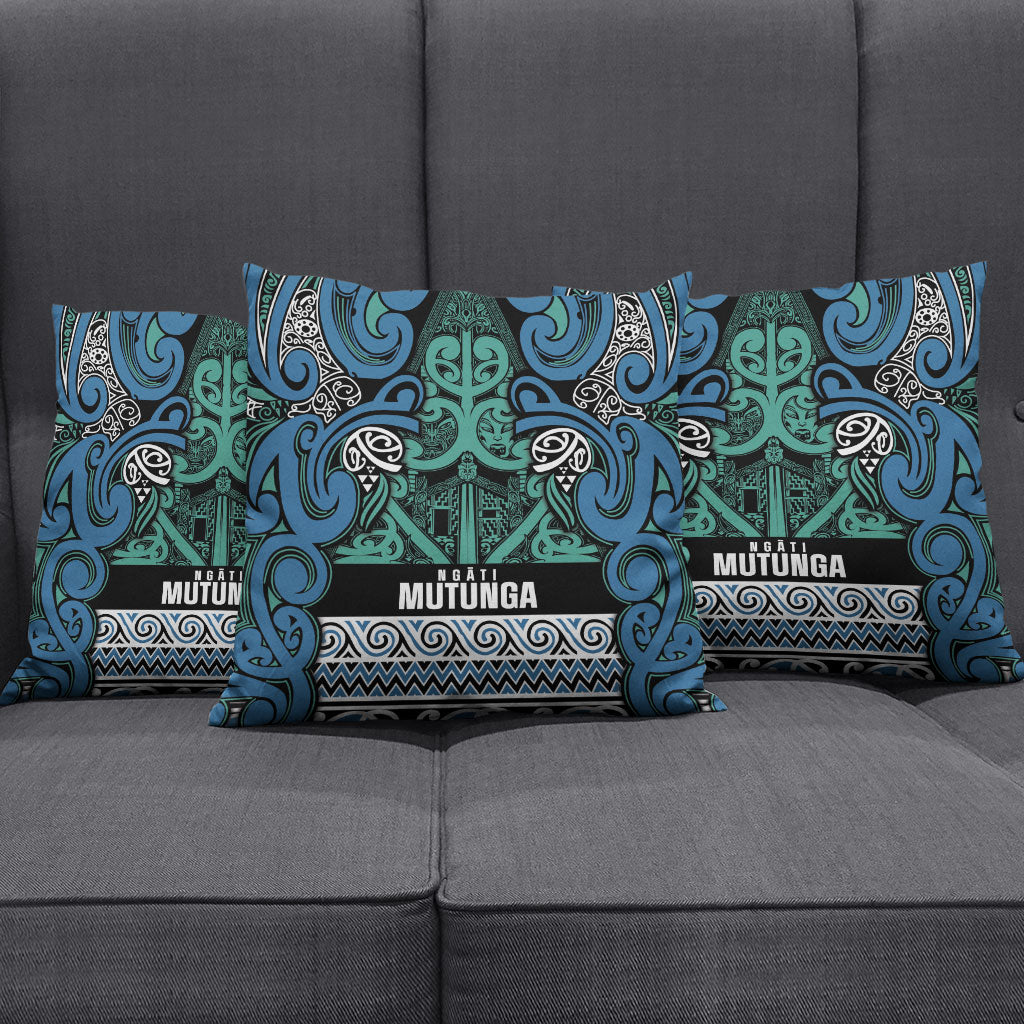Aotearoa Iwi Ngati Mutunga Pillow Cover Maori Wharenui House Tribal Pattern LT9 - Polynesian Pride