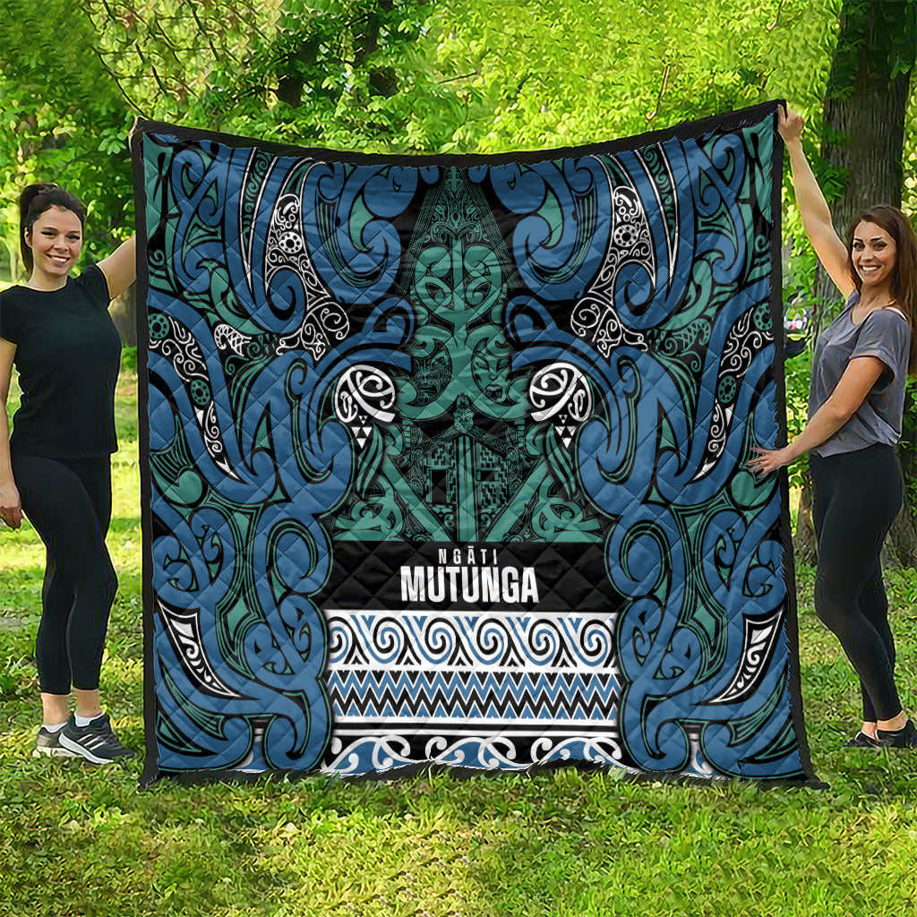 Aotearoa Iwi Ngati Mutunga Quilt Maori Wharenui House Tribal Pattern LT9 - Polynesian Pride