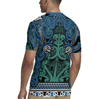 Aotearoa Iwi Ngati Mutunga Rugby Jersey Maori Wharenui House Tribal Pattern LT9 - Polynesian Pride