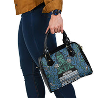 Aotearoa Iwi Ngati Mutunga Shoulder Handbag Maori Wharenui House Tribal Pattern LT9 - Polynesian Pride
