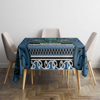 Aotearoa Iwi Ngati Mutunga Tablecloth Maori Wharenui House Tribal Pattern LT9 - Polynesian Pride
