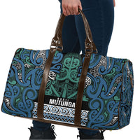 Aotearoa Iwi Ngati Mutunga Travel Bag Maori Wharenui House Tribal Pattern LT9 - Polynesian Pride