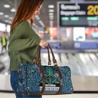 Aotearoa Iwi Ngati Mutunga Travel Bag Maori Wharenui House Tribal Pattern LT9 - Polynesian Pride