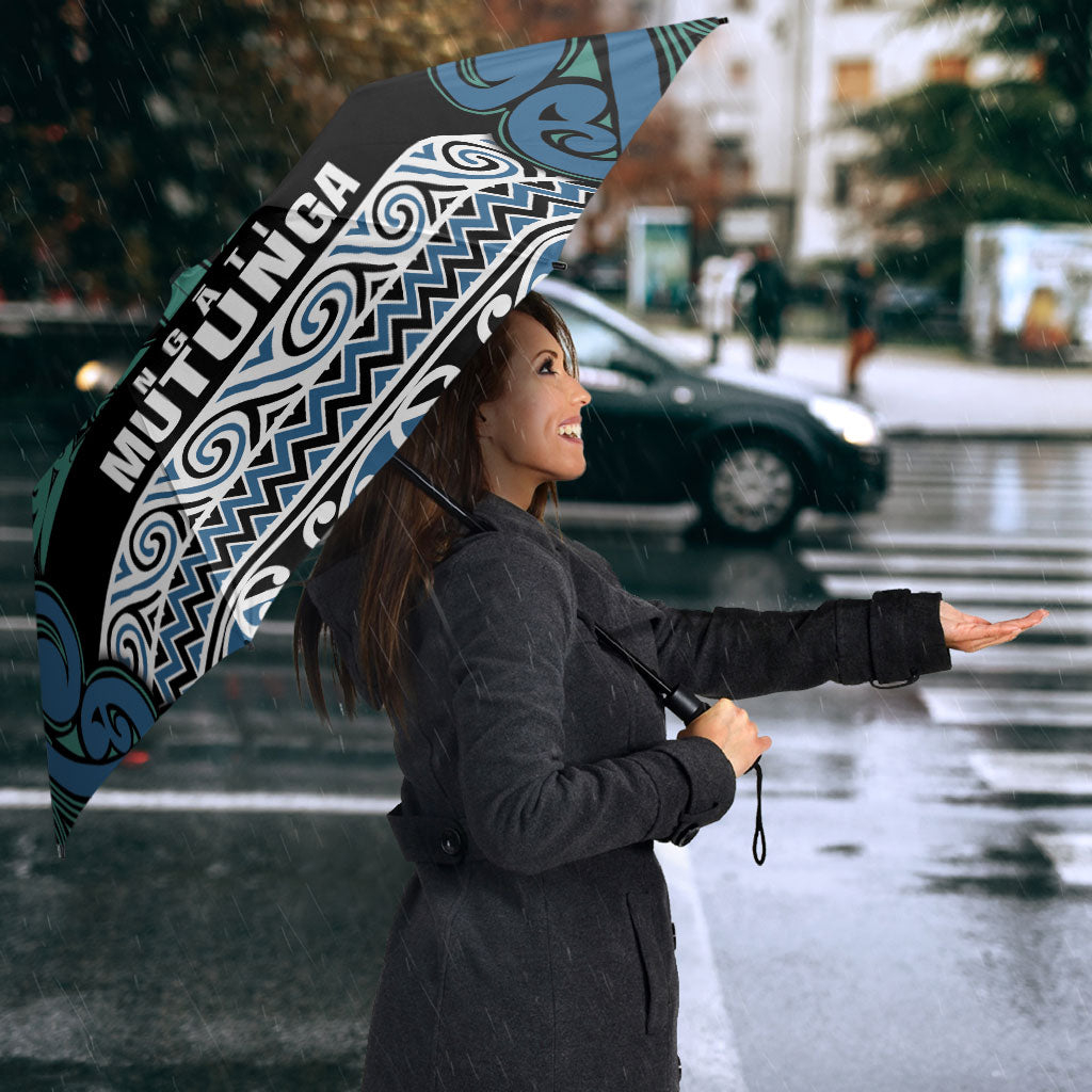 Aotearoa Iwi Ngati Mutunga Umbrella Maori Wharenui House Tribal Pattern LT9 - Polynesian Pride