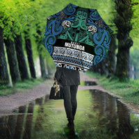 Aotearoa Iwi Ngati Mutunga Umbrella Maori Wharenui House Tribal Pattern LT9 - Polynesian Pride