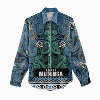 Aotearoa Iwi Ngati Mutunga Women Casual Shirt Maori Wharenui House Tribal Pattern LT9 - Polynesian Pride