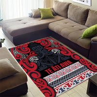 Aotearoa Iwi Te ati Awa Area Rug Maori Wharenui House Tribal Pattern LT9 - Polynesian Pride