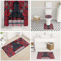 Aotearoa Iwi Te ati Awa Bathroom Set Maori Wharenui House Tribal Pattern LT9 - Polynesian Pride