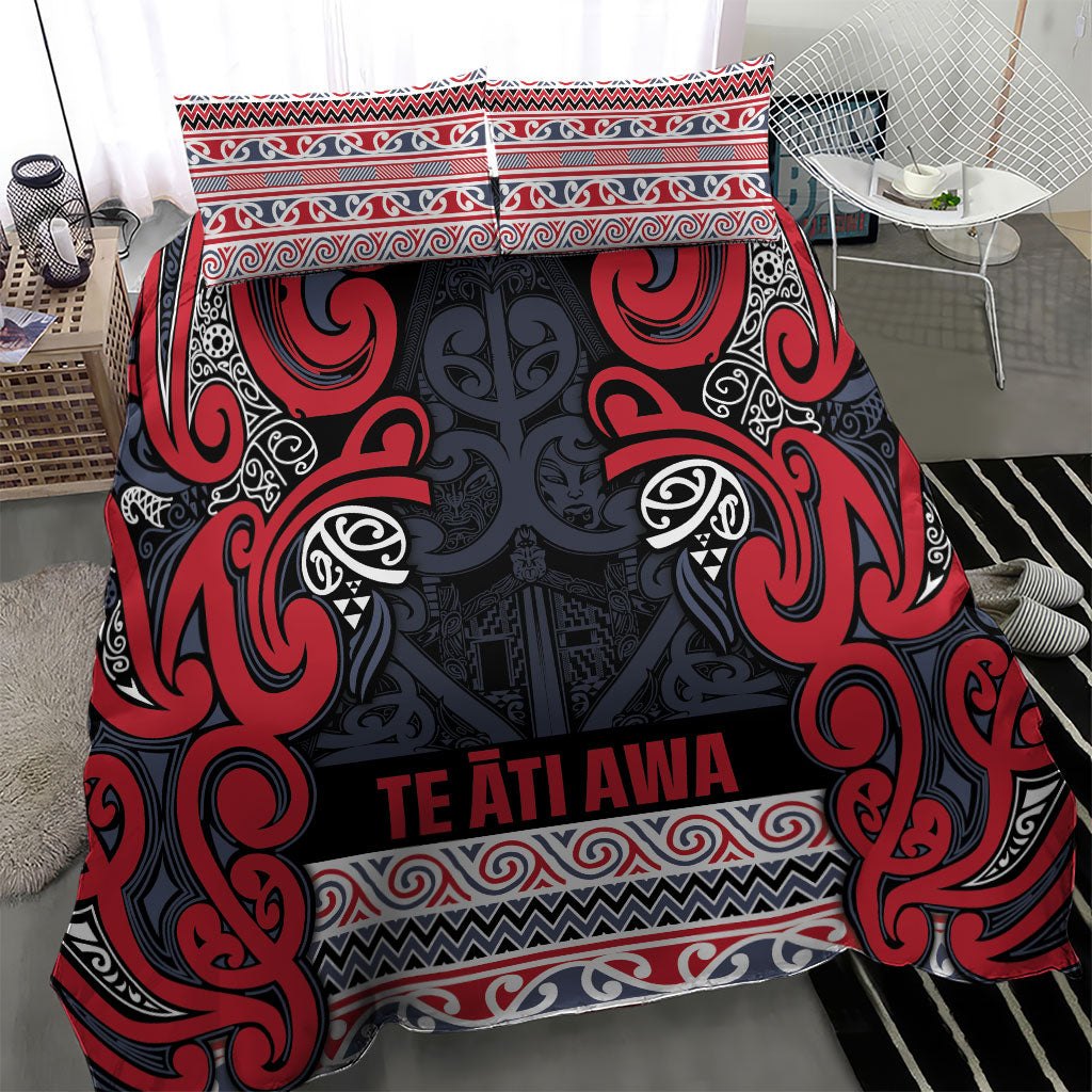 Aotearoa Iwi Te ati Awa Bedding Set Maori Wharenui House Tribal Pattern LT9 - Polynesian Pride