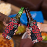 Aotearoa Iwi Te ati Awa 4 in 1 Can Cooler Tumbler Maori Wharenui House Tribal Pattern LT9 - Polynesian Pride