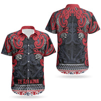 Aotearoa Iwi Te ati Awa Couples Matching Tank Maxi Dress and Hawaiian Shirt Maori Wharenui House Tribal Pattern LT9 - Polynesian Pride