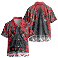 Aotearoa Iwi Te ati Awa Kid Hawaiian Shirt Maori Wharenui House Tribal Pattern LT9 - Polynesian Pride