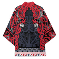 Aotearoa Iwi Te ati Awa Kimono Maori Wharenui House Tribal Pattern LT9 - Polynesian Pride